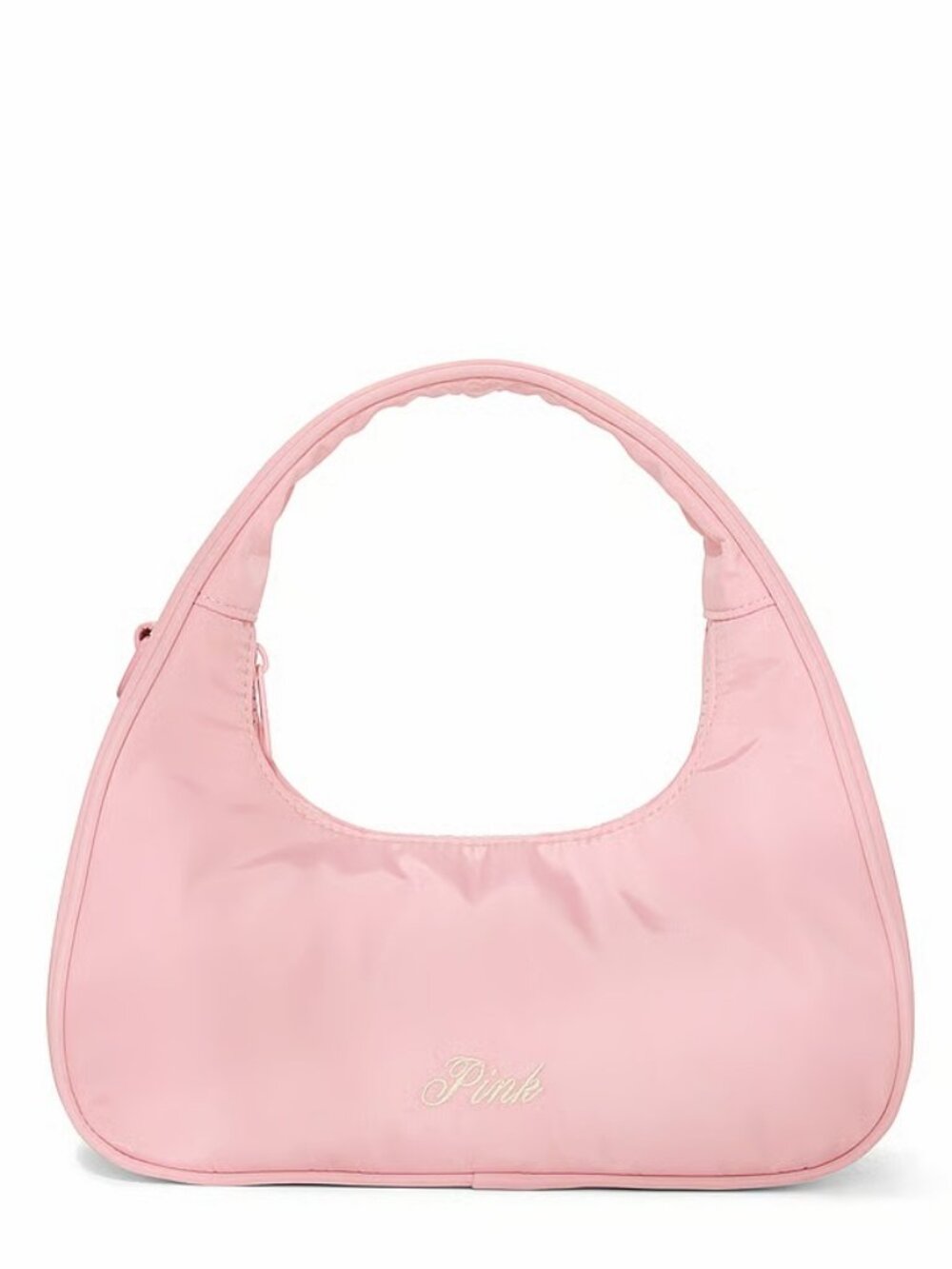 VS PINK Nylon Mini Hobo Bag Dollhouse Pink NWT - Picture 4 of 5
